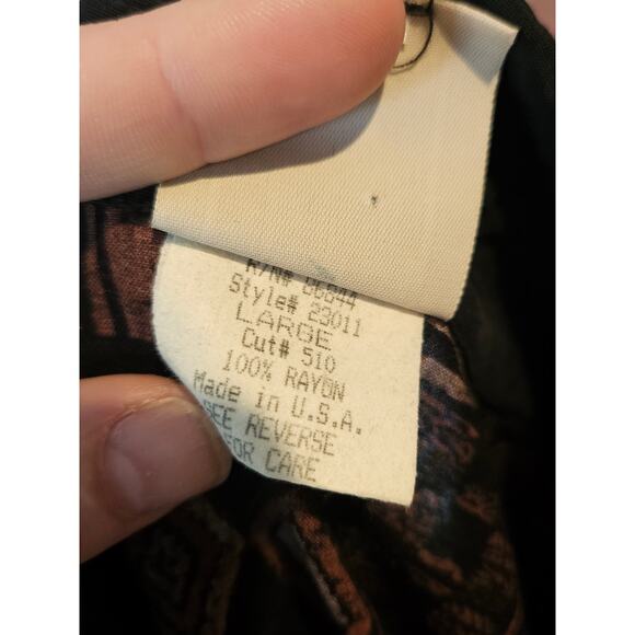 Desert west sherry holt western button down arrow head collar womens large vtg - Picture 9 of 9